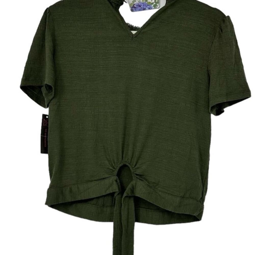 No Boundaries Green Top Medium 7/9 - Picture 3 of 5